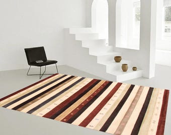 8x10 Rug, 8x10 Modern Vintage, 8x10 OVERSIZE TURKISH VINTAGE Rug, Oversize Vintage Rug, Large Area Rug, 8x10 Area Rug, Handmade Wool Rug