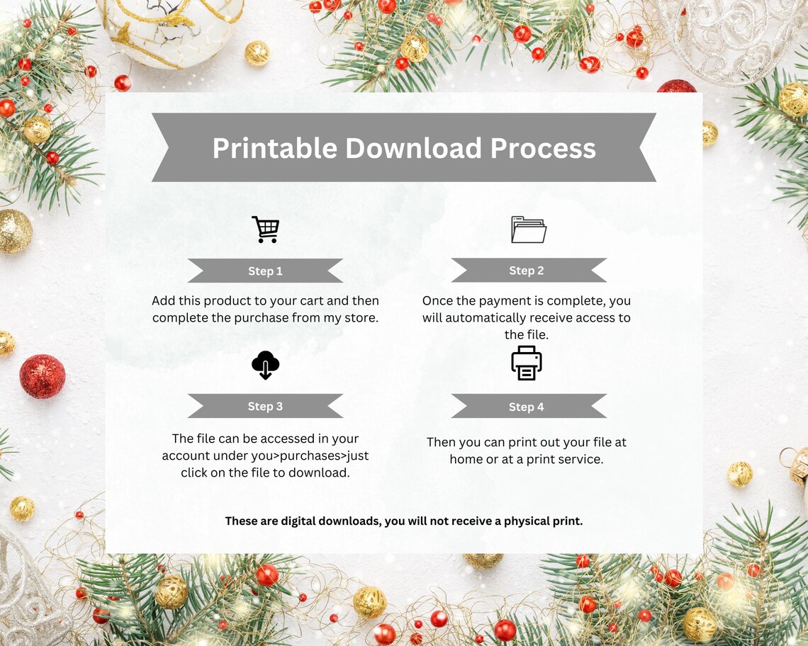 Christmas Baking Planner Bundle Printable, Holiday Baking, Grocery List ...