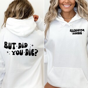 Kater Hoodie Maar ben je gestorven Dit is mijn Kater Hoodie Kater Kit Kater Sweatshirt Kater Hoodie Ik hou van mijn vriendin beste vriend