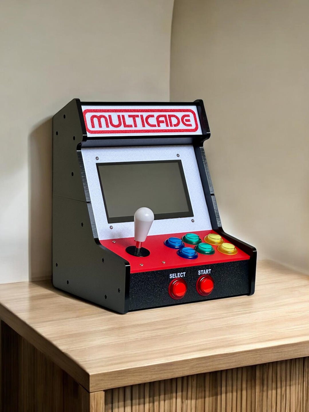 Mini Retro Bartop Arcade Cabinet Kit – Raspberry Pi Compatible – 7 ...