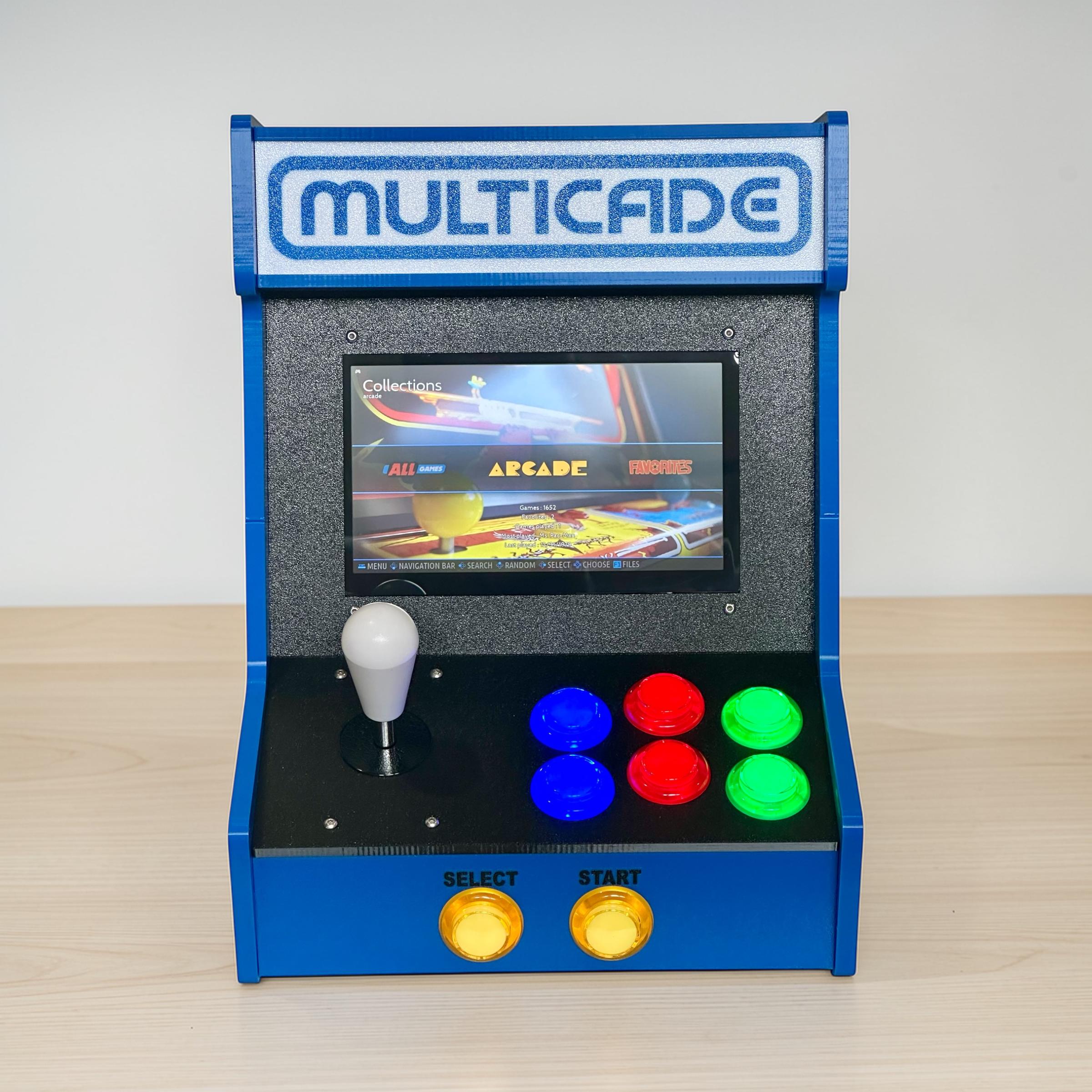Mini Retro Bartop Arcade Cabinet Kit – Raspberry Pi Compatible – 7 ...