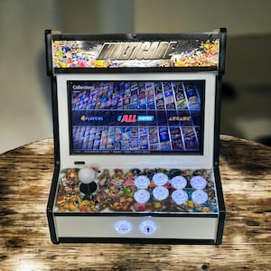 DIY Mini Arcade Cabinet Kit – Flat Pack Plywood Bartop Arcade - Raspberry Pi Compatible - 12.5” Display image 2