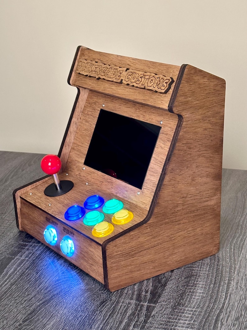 DIY Mini Arcade Cabinet Kit – Flat Pack Plywood Bartop Arcade ...