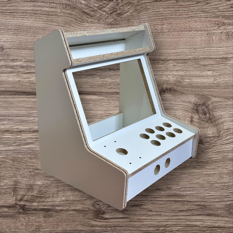 DIY Mini Arcade Cabinet Kit – Flat Pack Plywood Bartop Arcade - Raspberry Pi Compatible - 12.5” Display image 5