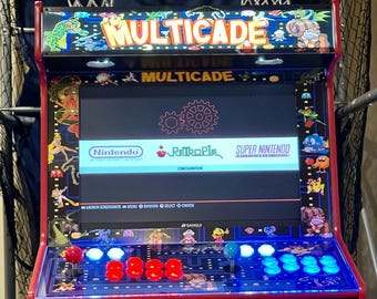 Tabletop Retro Arcade 24&quot; Display 2 player Console - Wood Only  Kit