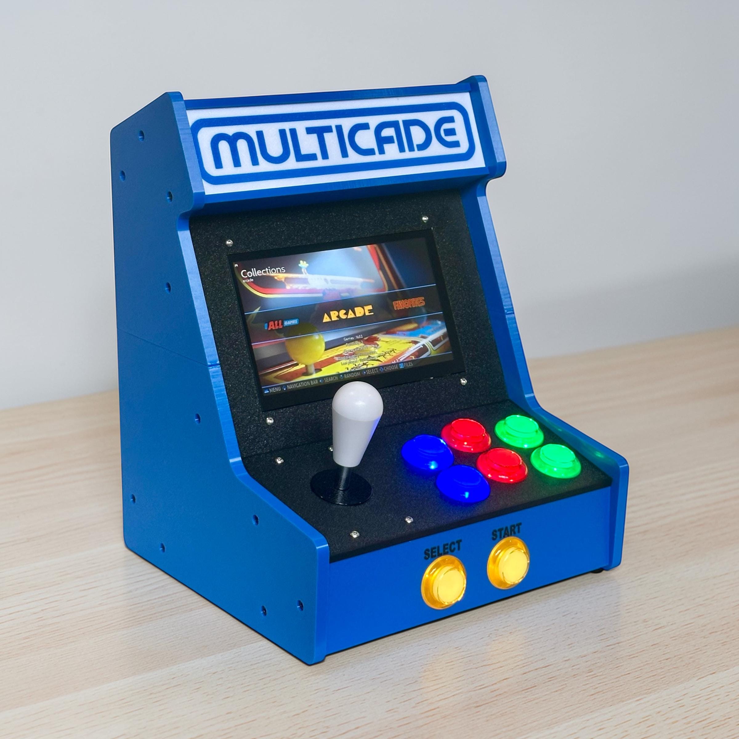 Mini Retro Bartop Arcade Cabinet Kit – Raspberry Pi Compatible – 7 ...