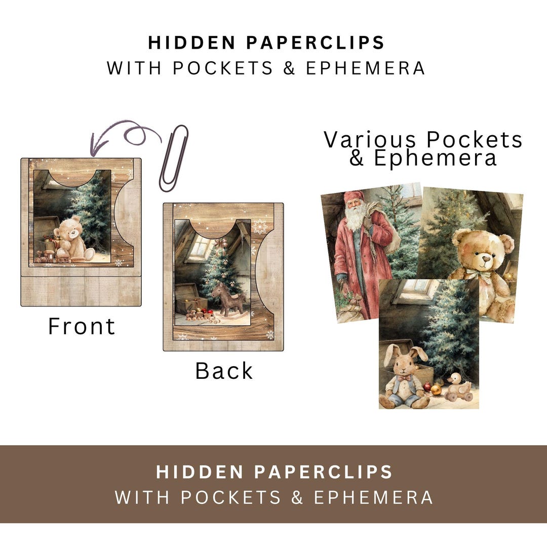 Hidden Paper Clip Kit Forgotten Toys of Christmas Scrapbooking ...