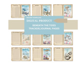 DIY Journal Tracker Paper Pack: A4 Printable Planner Inserts (Digital Download)