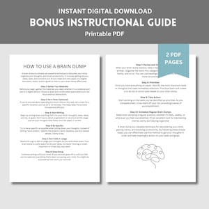 Lista de tareas imprimible en PDF, plantilla de lista de tareas, planificador de productividad, lista de tareas prioritarias, listas de tareas diarias imagen 3
