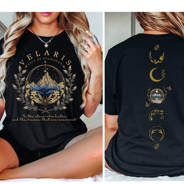 Chemise Velaris ACOTAR, Velaris City Of Starlight, chemise The Night Court, chemise SJM Merch, Court of Dreams, Rhysand