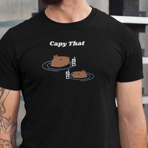 Capivara, Capy That, lindas camisetas Cabybara, design gráfico, amante dos animais, presente de aniversário, presentes para ela e ele, Cabybara Lover