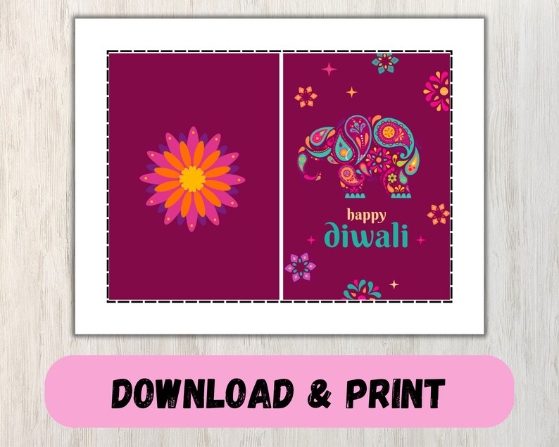 Printable Diwali Card Happy Diwali Card Flowers Diwali Card Printable Diwali Card Happy Diwali Card Flowers Diwali Card