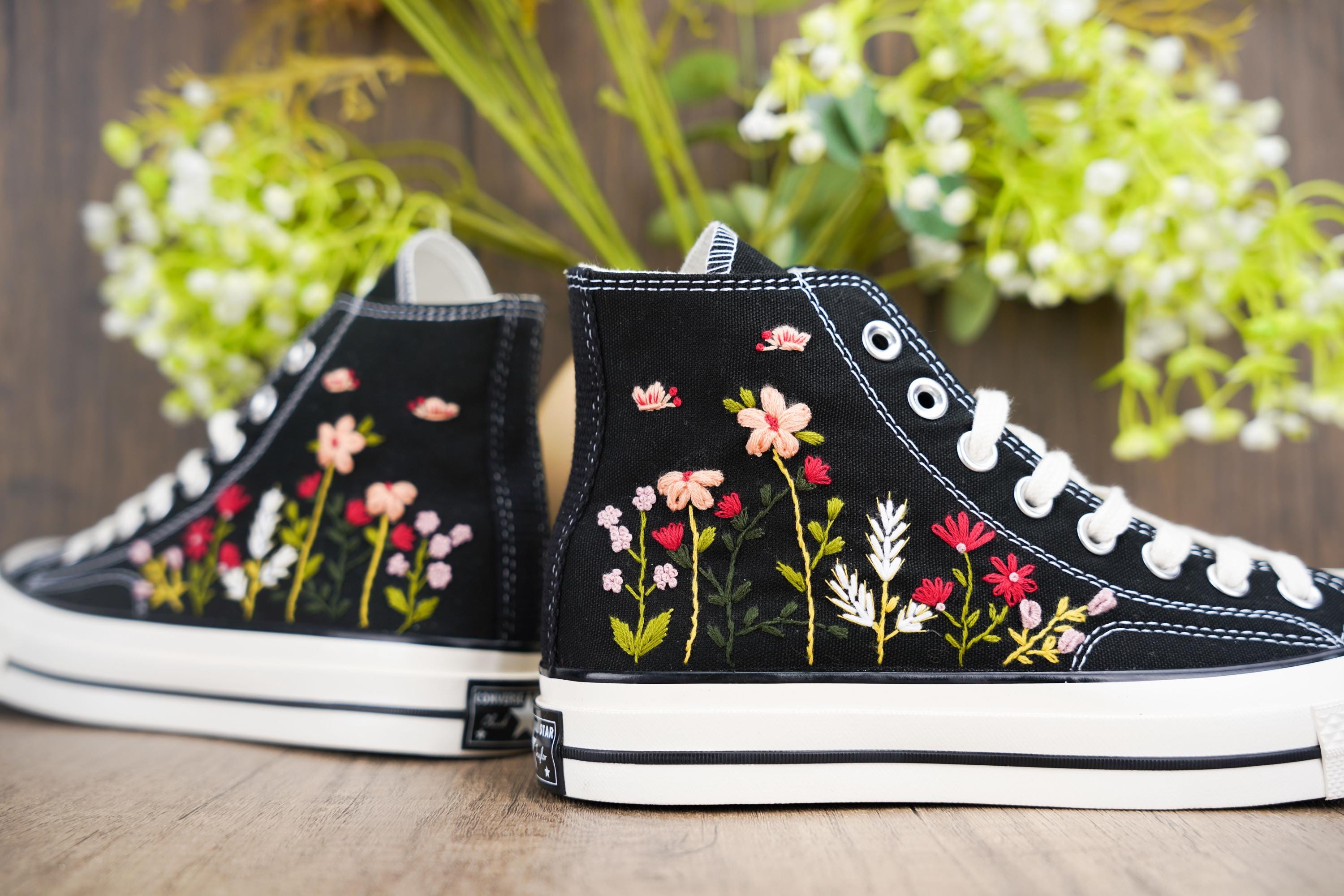 Custom Converse Chuck Taylor Embroidered,custom Embroidered