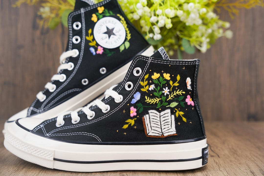 Custom Converse Chuck Taylor Embroidered,custom Embroidered