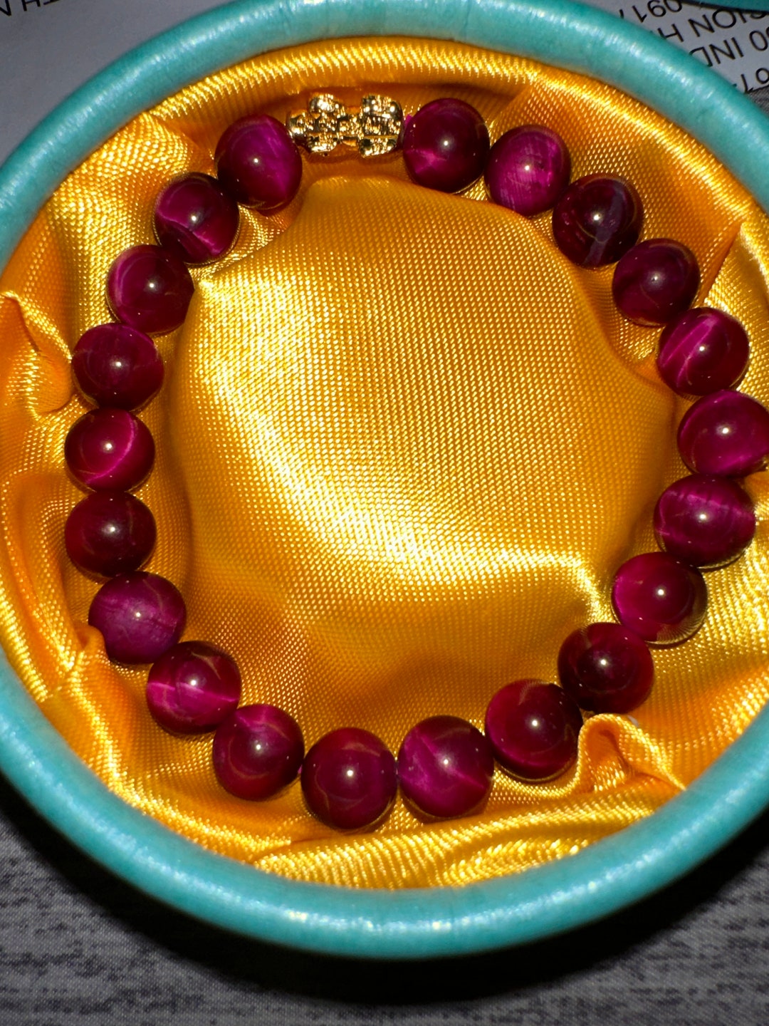 24k Real Gold Piyao Lucky Charm Bracelet Good Luck Protection Good