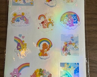 Care Bears Rainbow Stickers