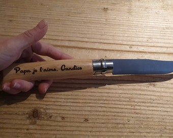 Opinel n 12 à personnaliser - couteau à graver