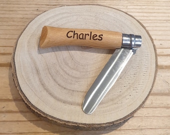 My first Opinel n 07 to personalize - engraving knife