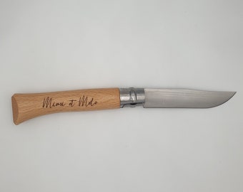 Opinel n 10 to personalize - engraving knife
