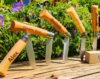 Opinel n 08 à personnaliser - couteau à graver