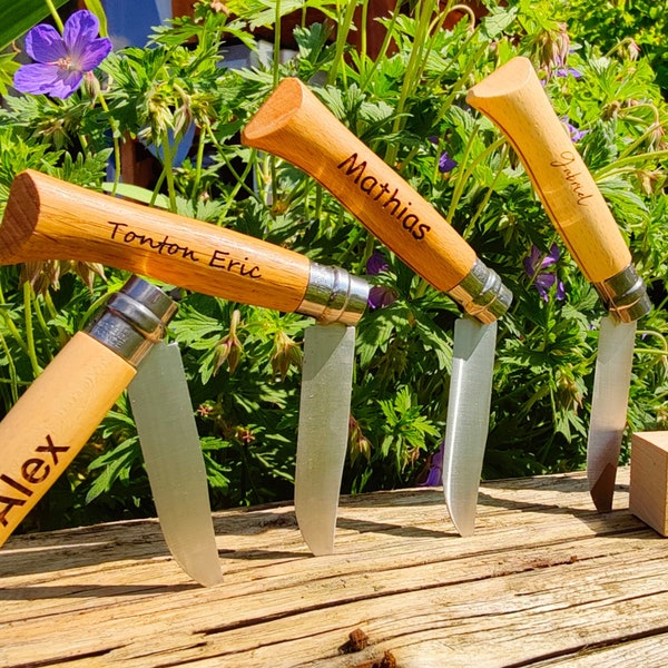 Opinel n 08 à personnaliser - couteau à graver