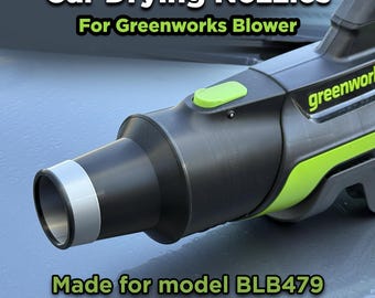 Car Drying Nozzles for Greenworks 80V 800 CFM Leaf Blower Model BLB479