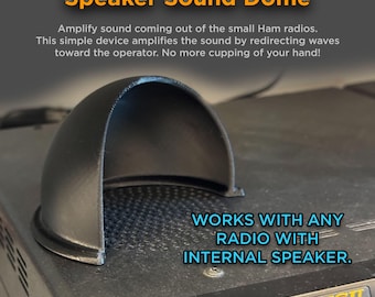 Altavoz Sound Dome: potenciador de audio para radioaficionados