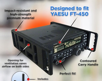 Asas de transporte para transceptores de radio YAESU FT-450 y FT-450DM