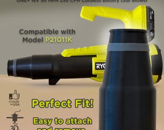 Car Drying Nozzle for RYOBI 18V ONE+ 250 CFM Blower Model P21011