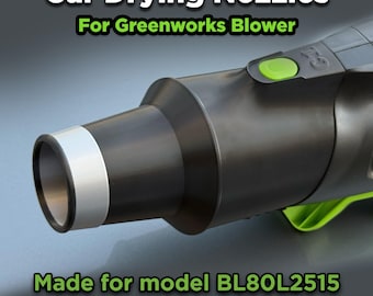 Car Drying Nozzles for Greenworks 80V 700 CFM Leaf Blower BL80L2515 BL60L252