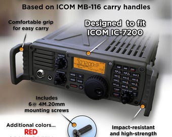 Asas de transporte para transceptores de radio ICOM IC-7200 MB-116