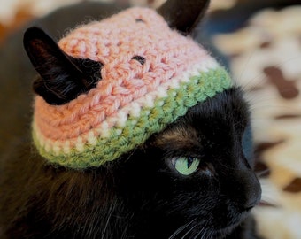 Chapeau Chat Melon d'Eau | Watermelon Cat Hat