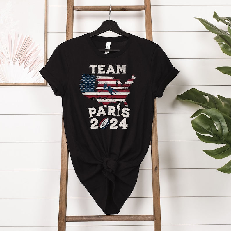 2024 Paris Olympics Games Team USA Rugby Sevens T Shirt, Olympic Games Tshirt, Team USA Shirt