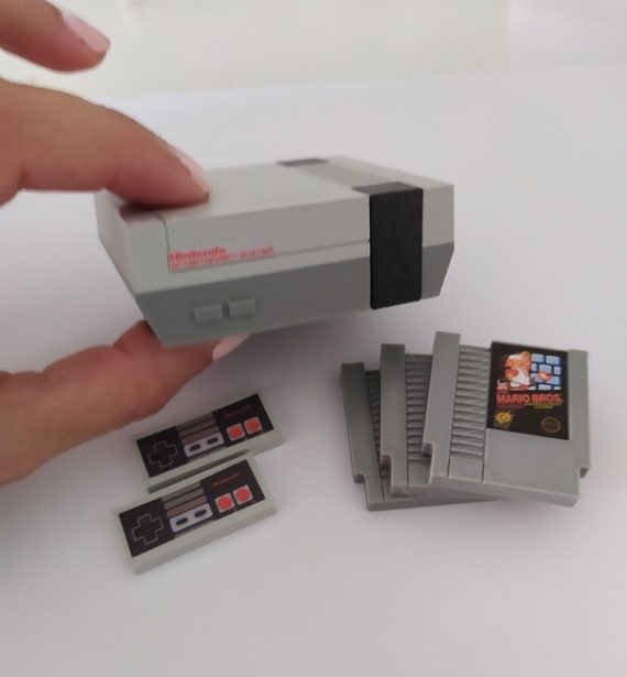 NES Nintendo Entertainment System Miniature Etsy