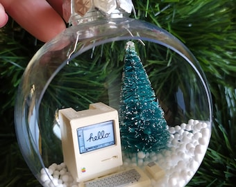 Apple Macintosh Christmas Ball Decoration