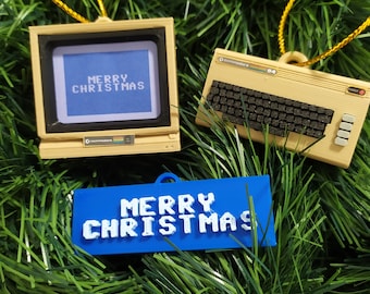Commodore 64 Christmas Decorations