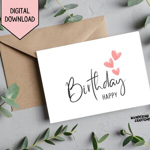 Editable Bestie Birthday Card Digital Happy Birthday Card for Best Friend Personalised Gift Idea for Bestie Birthday I Love Bestie Card Gift