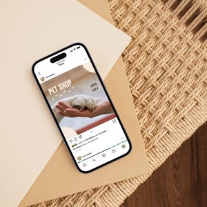 Customizable pet Instagram templates for dogs