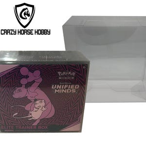 5 fundas protectoras de PVC para Pokémon Elite Trainer Box ETB