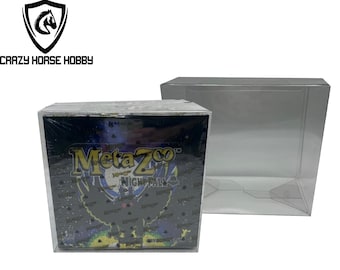 Meta Zoo Acrylic Booster Box 1st Edition and Nightfall Size Display Acrylic Case Box (metazoo Box Not Included) Does Not Fit Kickstarter Box - Etsy Meta Zoo Acrylic Booster Box 1st Edition and Nightfall Size Display Acrylic Case Box (metazoo Box Not Included) Does Not Fit Kickstarter Box - Etsy