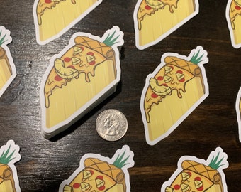 Pizza de piña BoL Pegatina