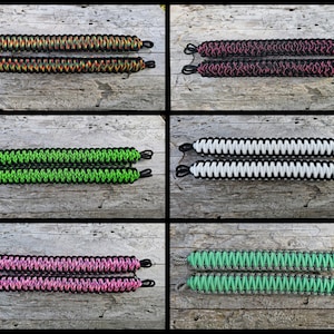 Custom CHOOSE YOUR COLOURS! Paracord Headrest Grab Handles-Set of 2