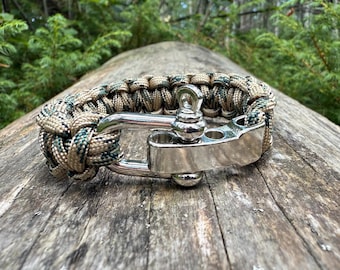 Adjustable Micro Cord 550 Paracord Mad Max Style Bracelet One Size