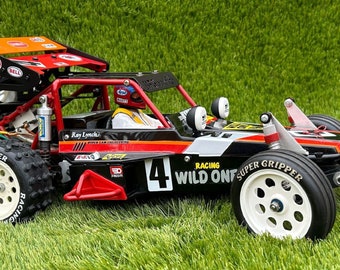 Kit de rueda de repuesto y alerón para Tamiya Wild One.