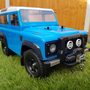 Tamiya CC-02 Defender 90 Cabrestante de parachoques delantero 9.5 cti.