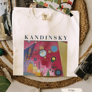 Kandinsky Art Shirt, Comfort Colors Art Shirt, Artwork Tshirt, Art Teacher Gift, Painting Shirt, Art Lover Tee, Artist Gift, Artsy T-Shirt