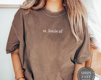 Camiseta St. Louis AF, Camiseta Comfort Colors City Pride