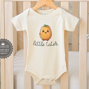 Little Tater Baby Bodysuit – Funny Potato Outfit, Newborn Gift