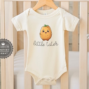 Little Tater Baby Bodysuit - Funny Potato Baby Outfit - Cute Baby Clothes - Newborn Gift - Baby Shower Gift - Food Pun Baby Bodysuit