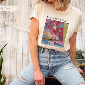 Kandinsky Art Shirt, Artist Shirt, Artwork Tshirt, Art Teacher Gift, Painting Shirt, Art Lover Tee, Artist Gift, Abstract Art TShirt